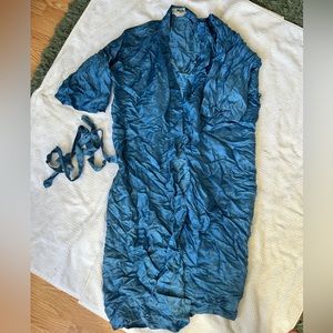 100% Silk Vintage Robe - image 1